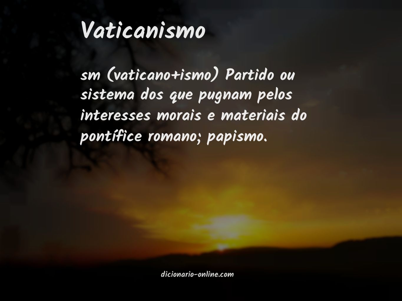 Significado de vaticanismo