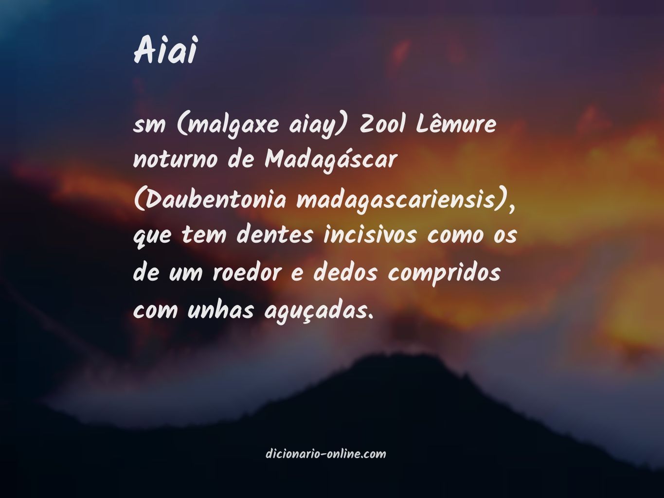 Significado de aiai