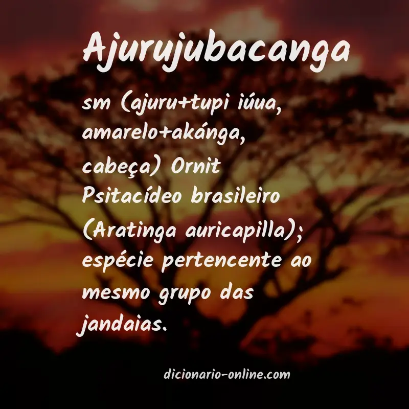 Significado de ajurujubacanga