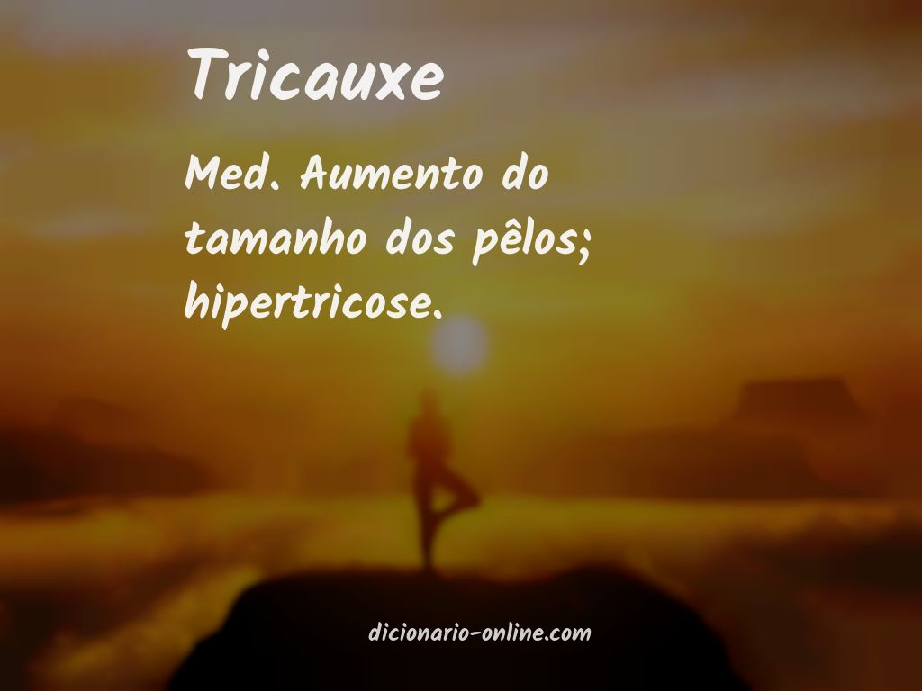 Significado de tricauxe