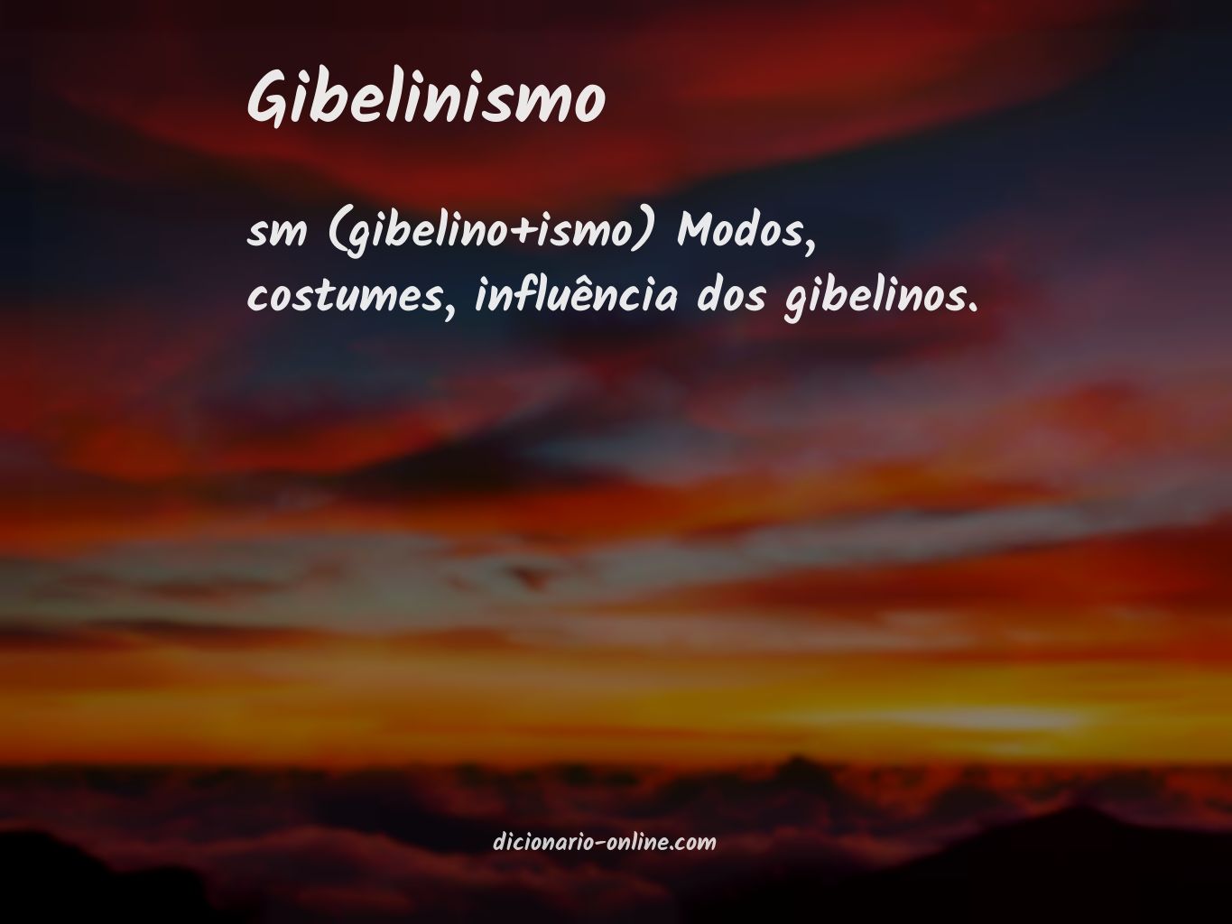 Significado de gibelinismo