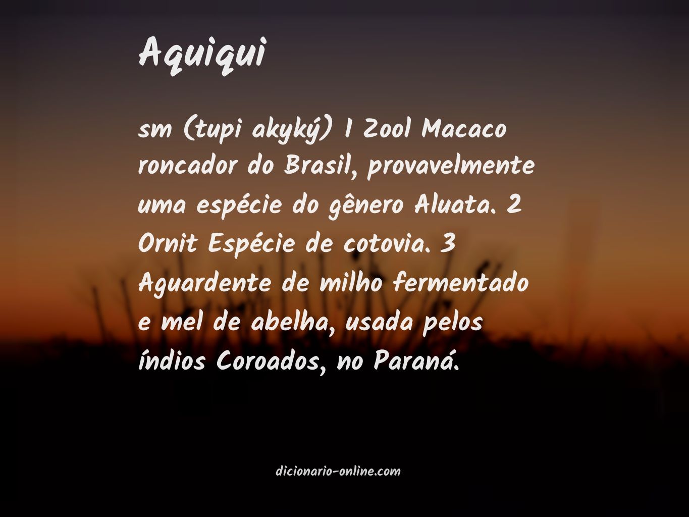 Significado de aquiqui