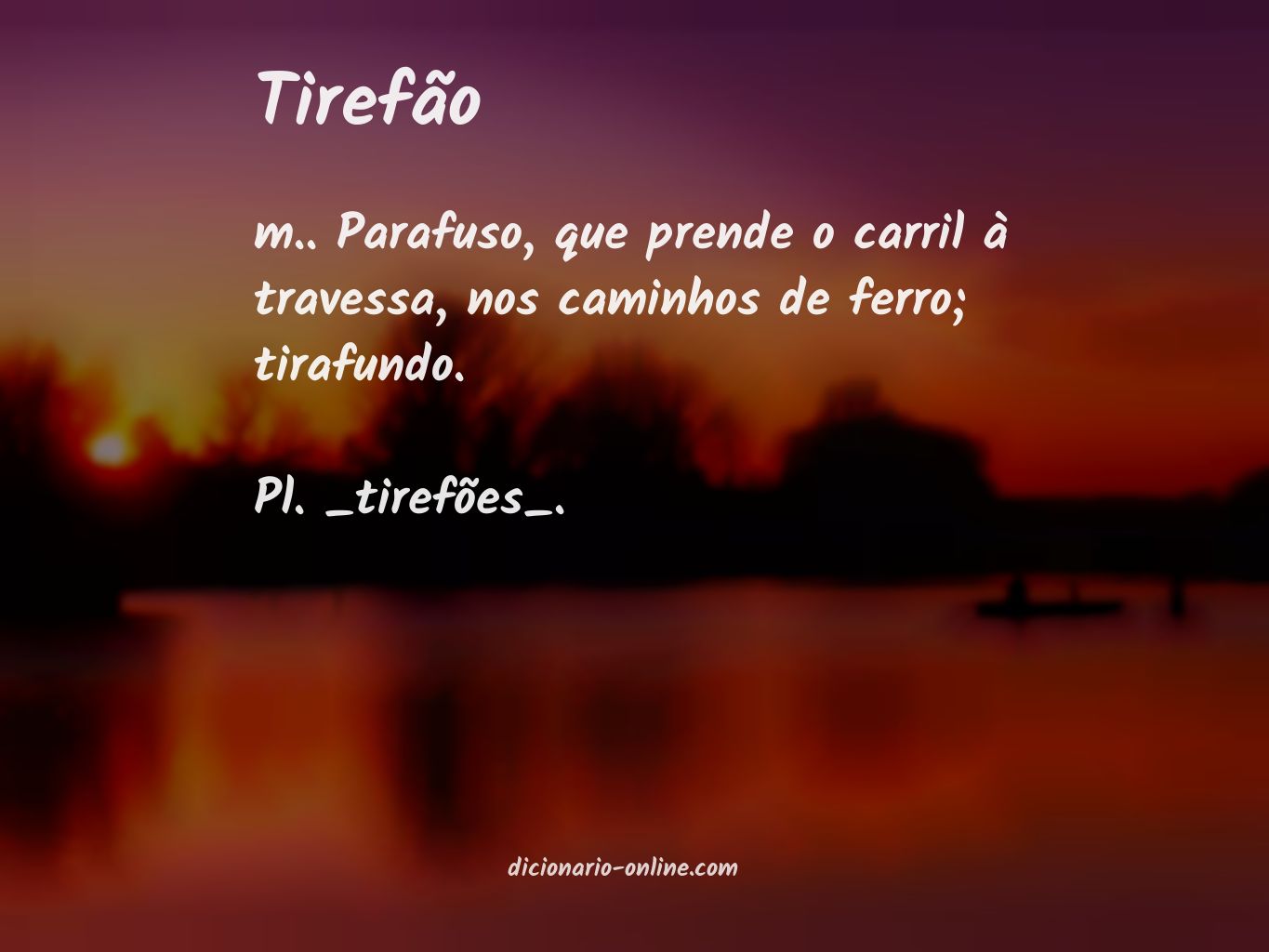 Significado de tirefão