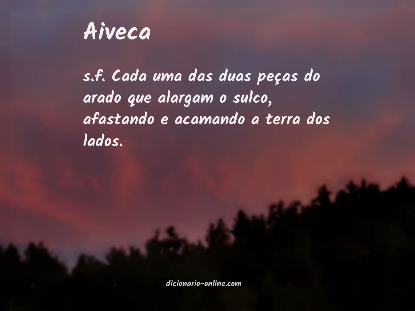 Significado de aiveca