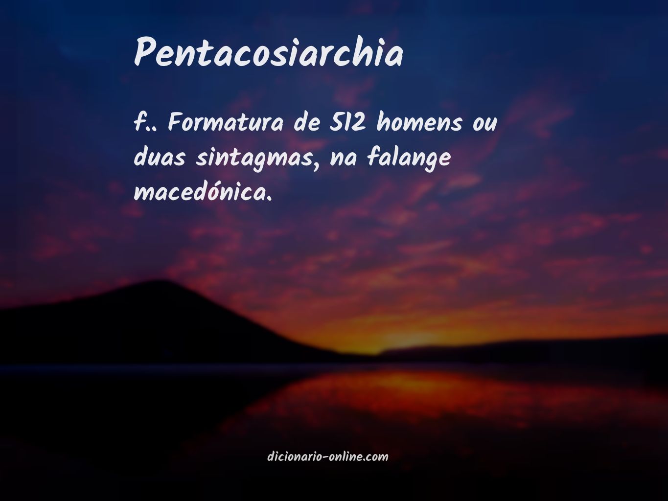 Significado de pentacosiarchia