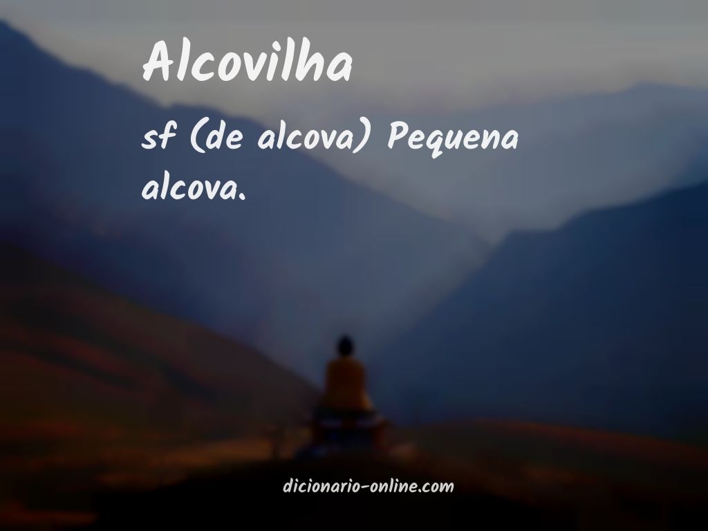 Significado de alcovilha