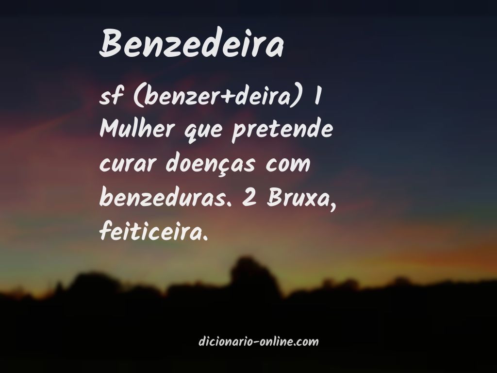 Significado de benzedeira