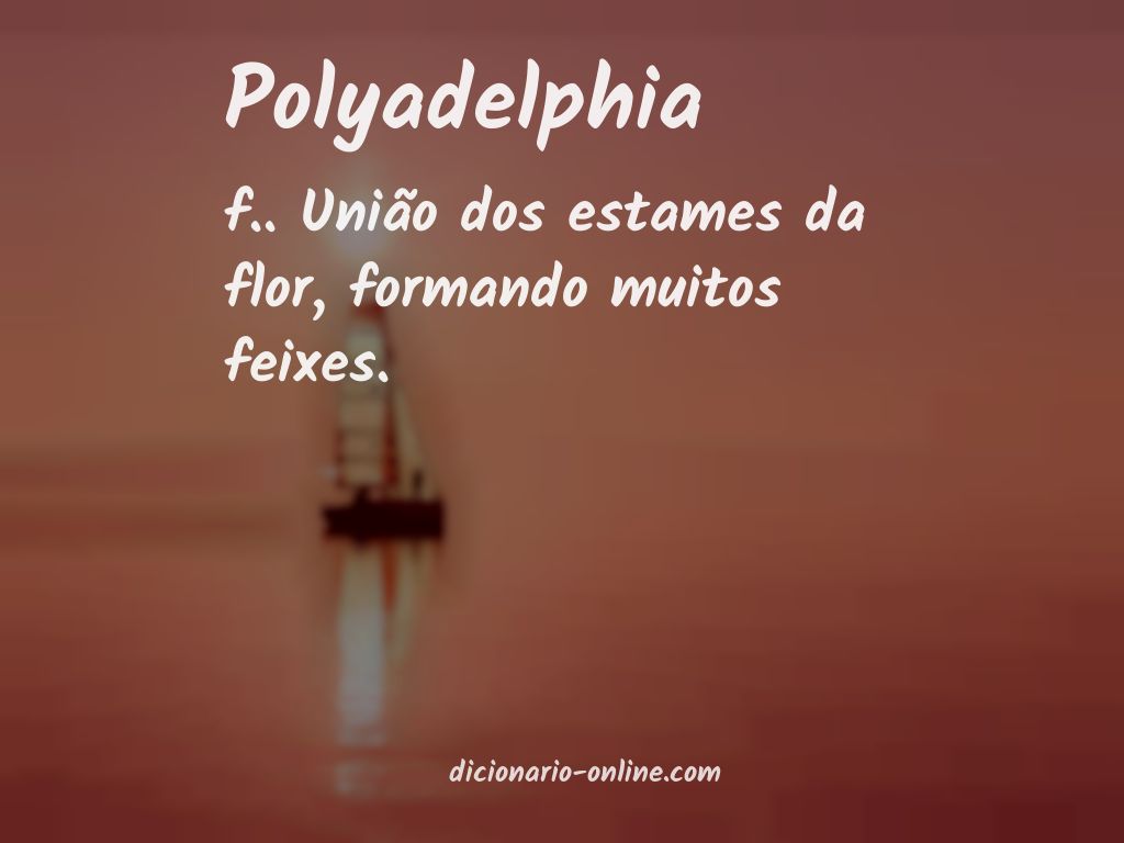 Significado de polyadelphia