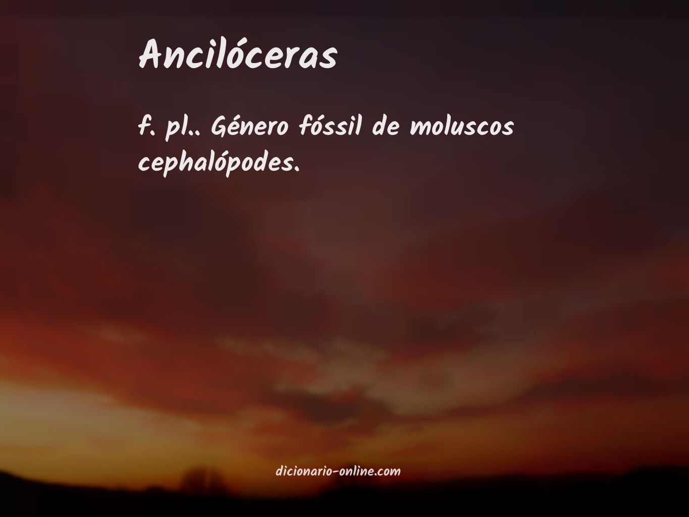 Significado de ancilóceras