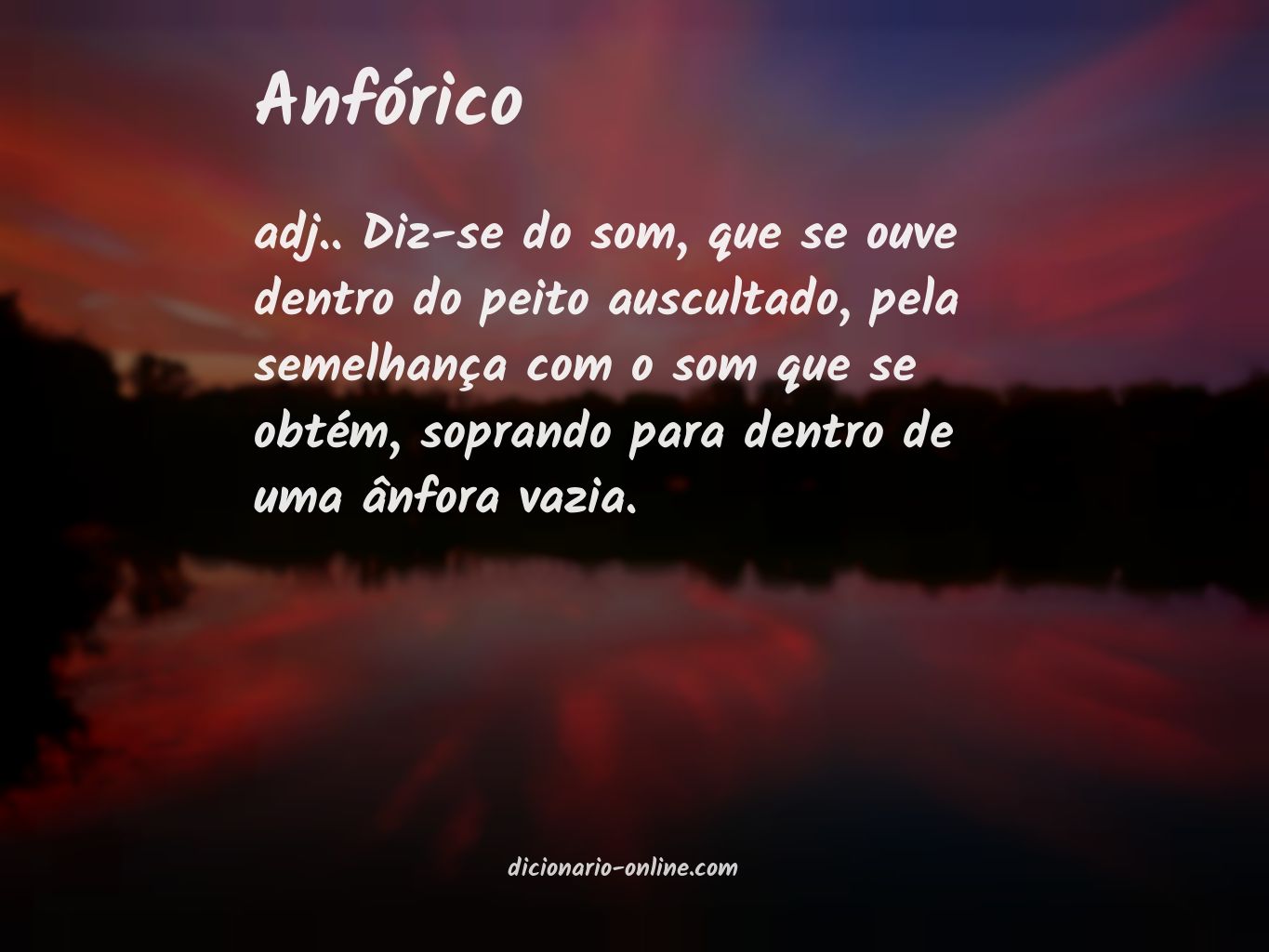 Significado de anfórico