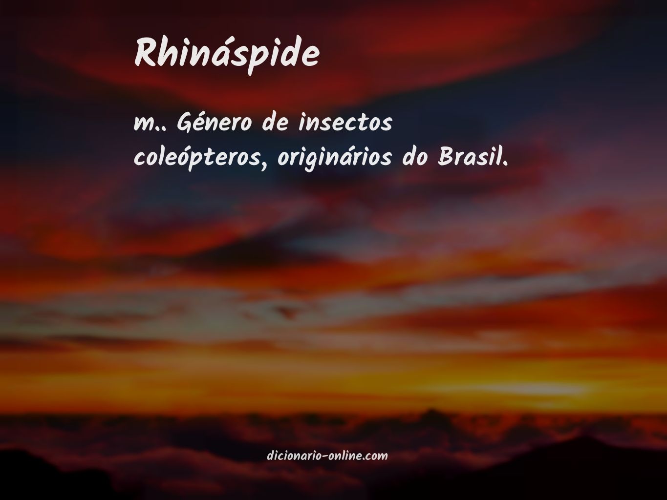 Significado de rhináspide