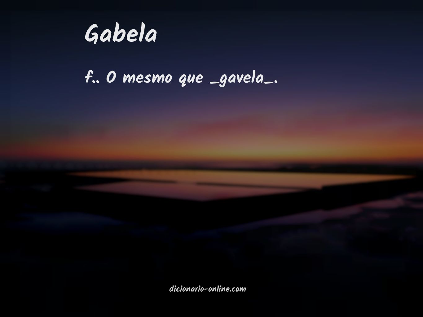 Significado de gabela