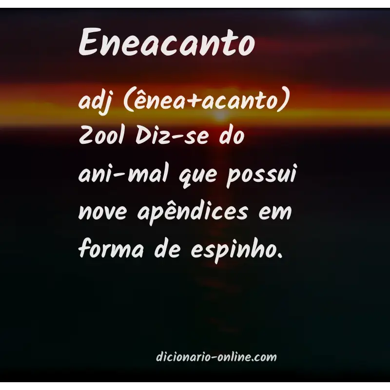 Significado de eneacanto