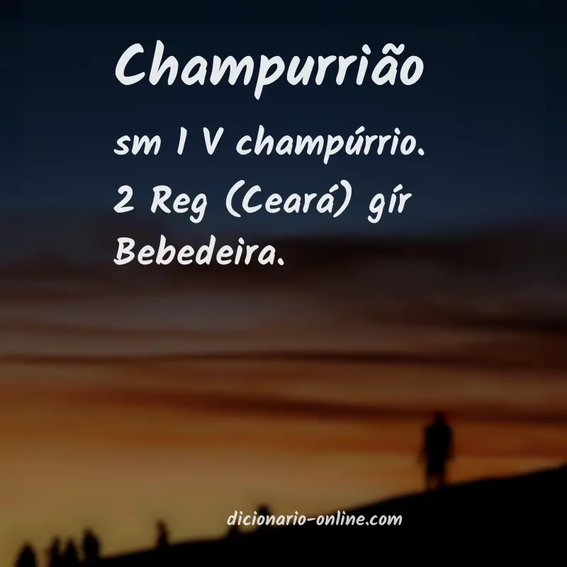 Significado de champurrião