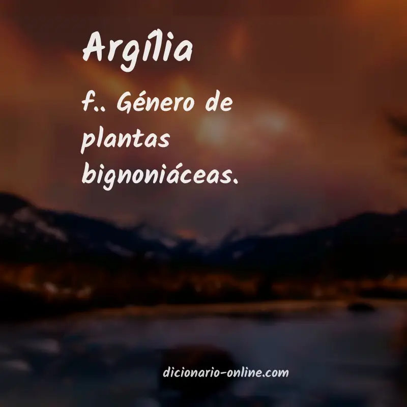 Significado de argília