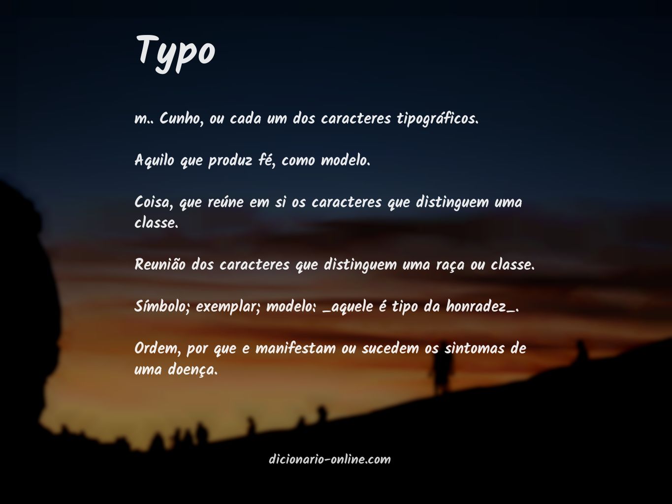 Significado de typo