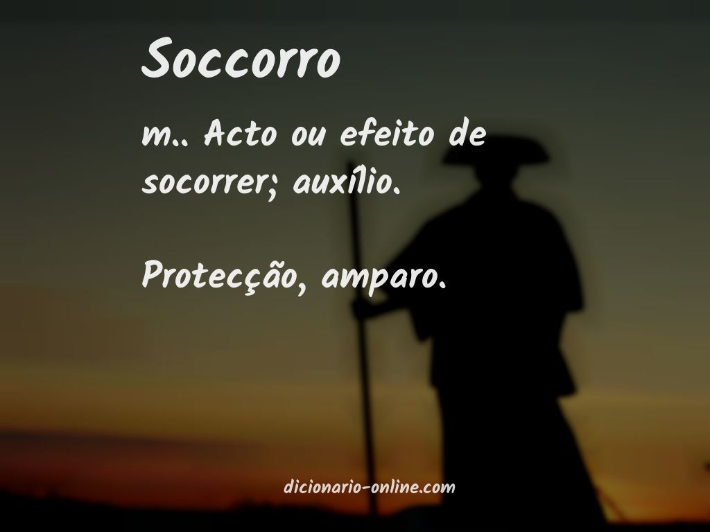 Significado de soccorro