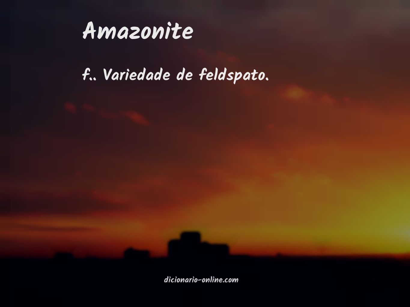 Significado de amazonite