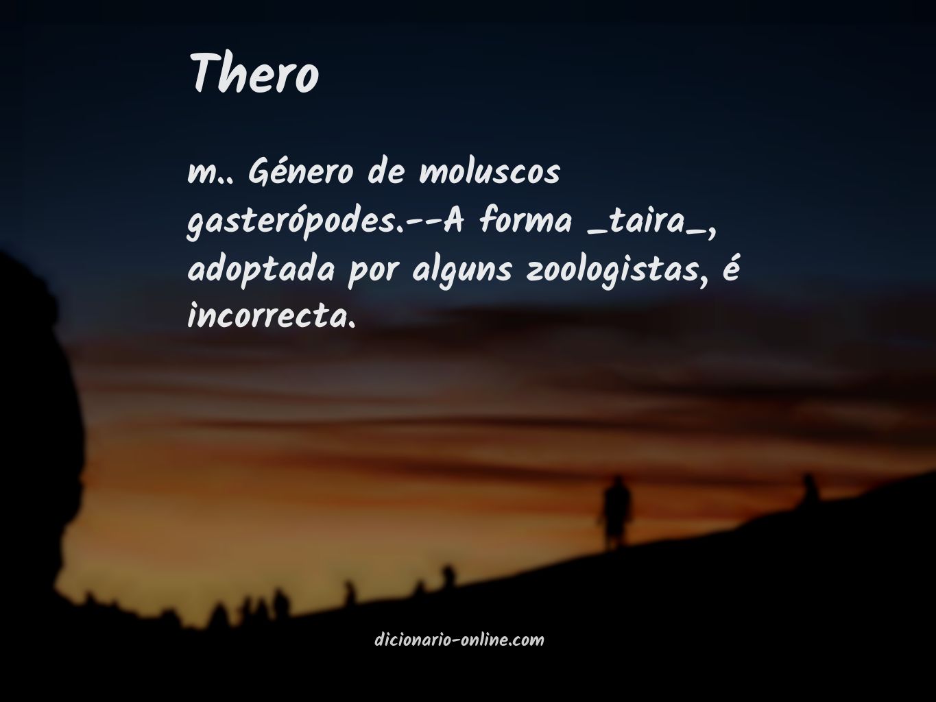 Significado de thero