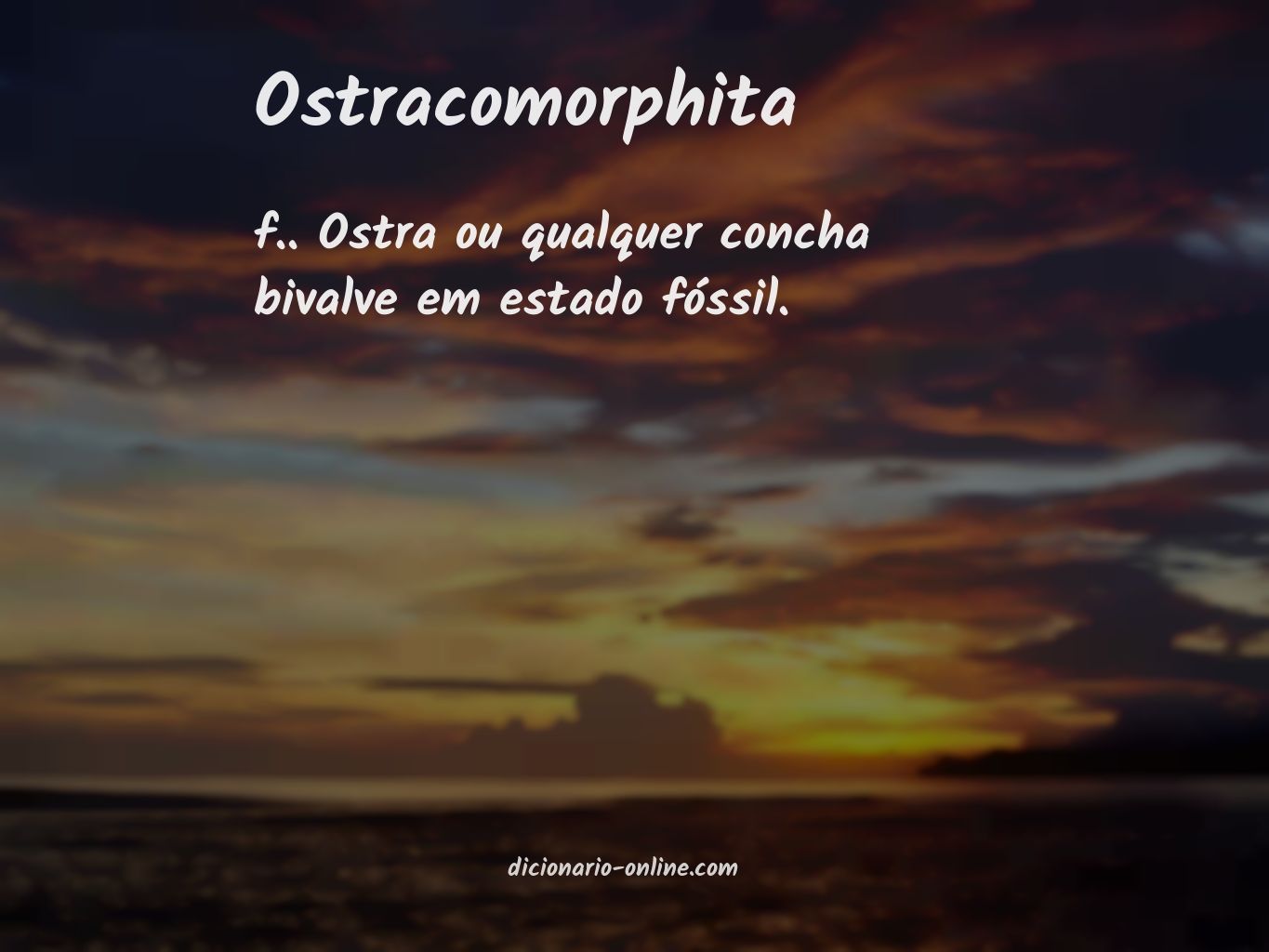 Significado de ostracomorphita