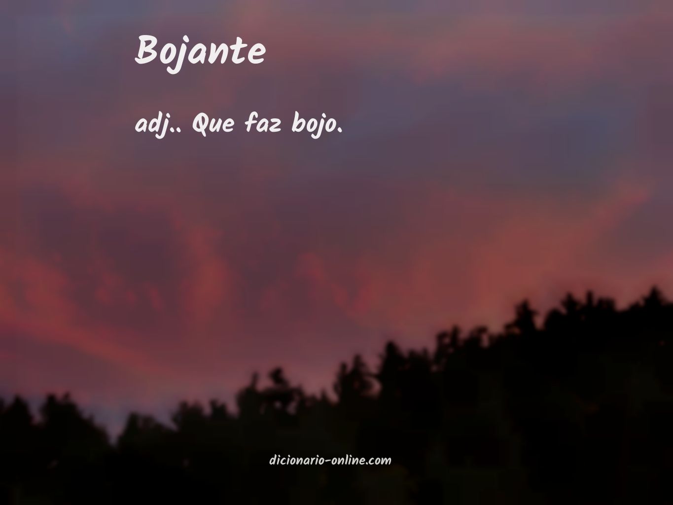 Significado de bojante