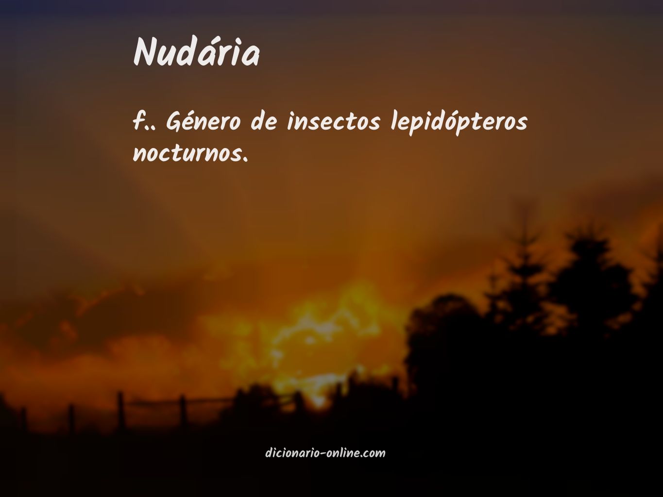 Significado de nudária