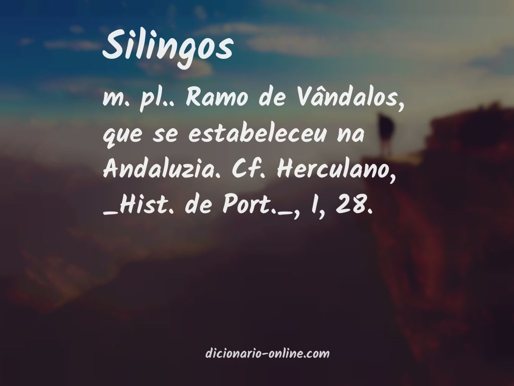 Significado de silingos