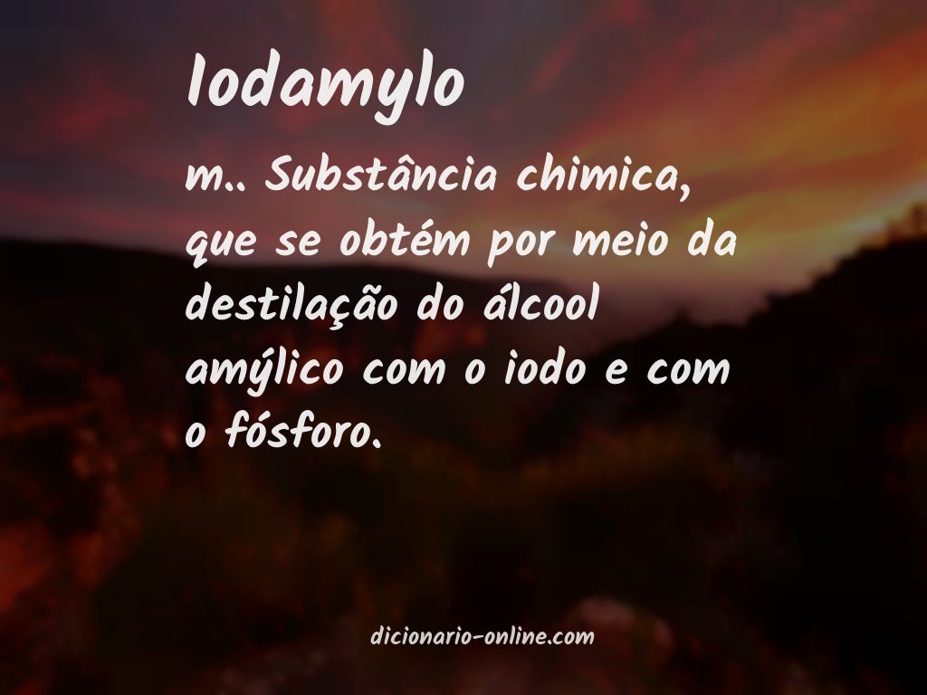 Significado de iodamylo