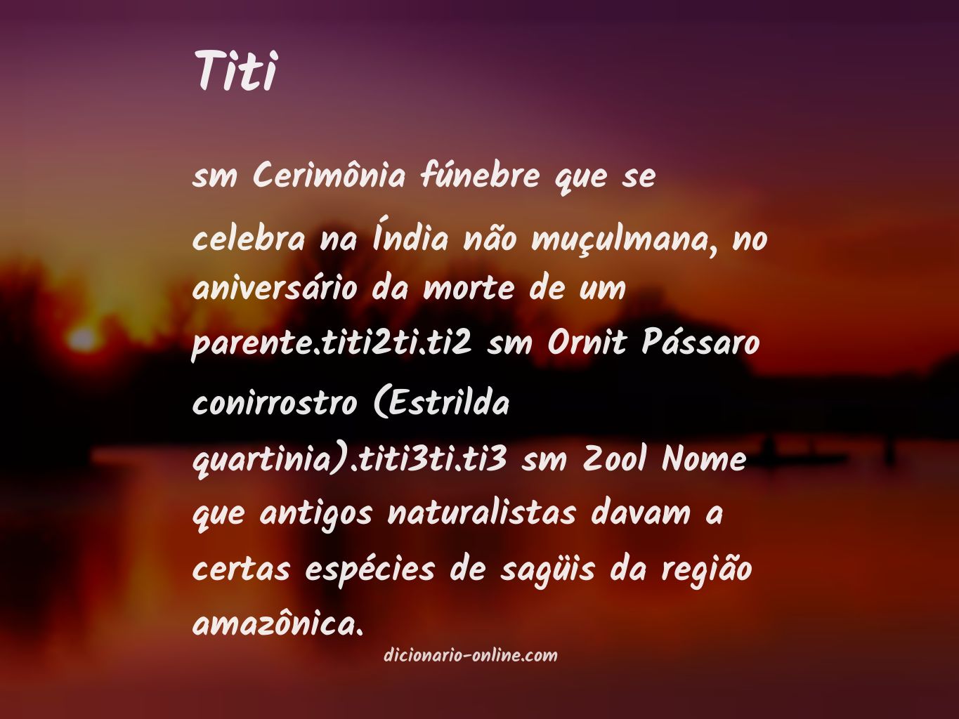 Significado de titi