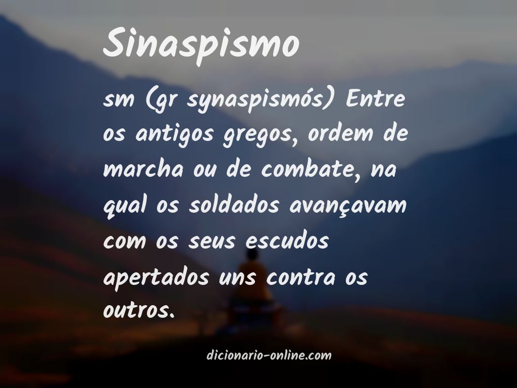 Significado de sinaspismo