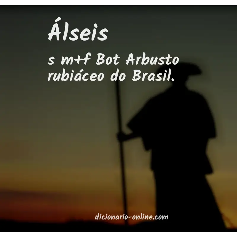 Significado de álseis