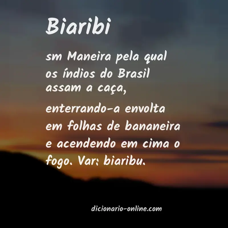 Significado de biaribi