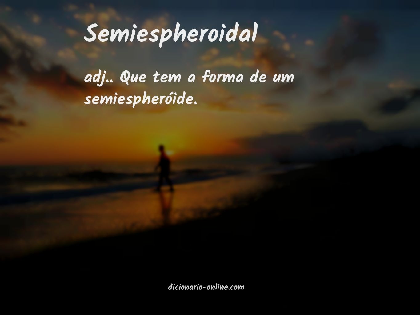 Significado de semiespheroidal