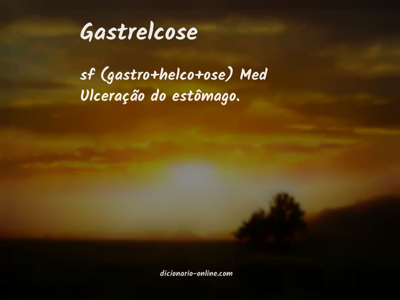 Significado de gastrelcose