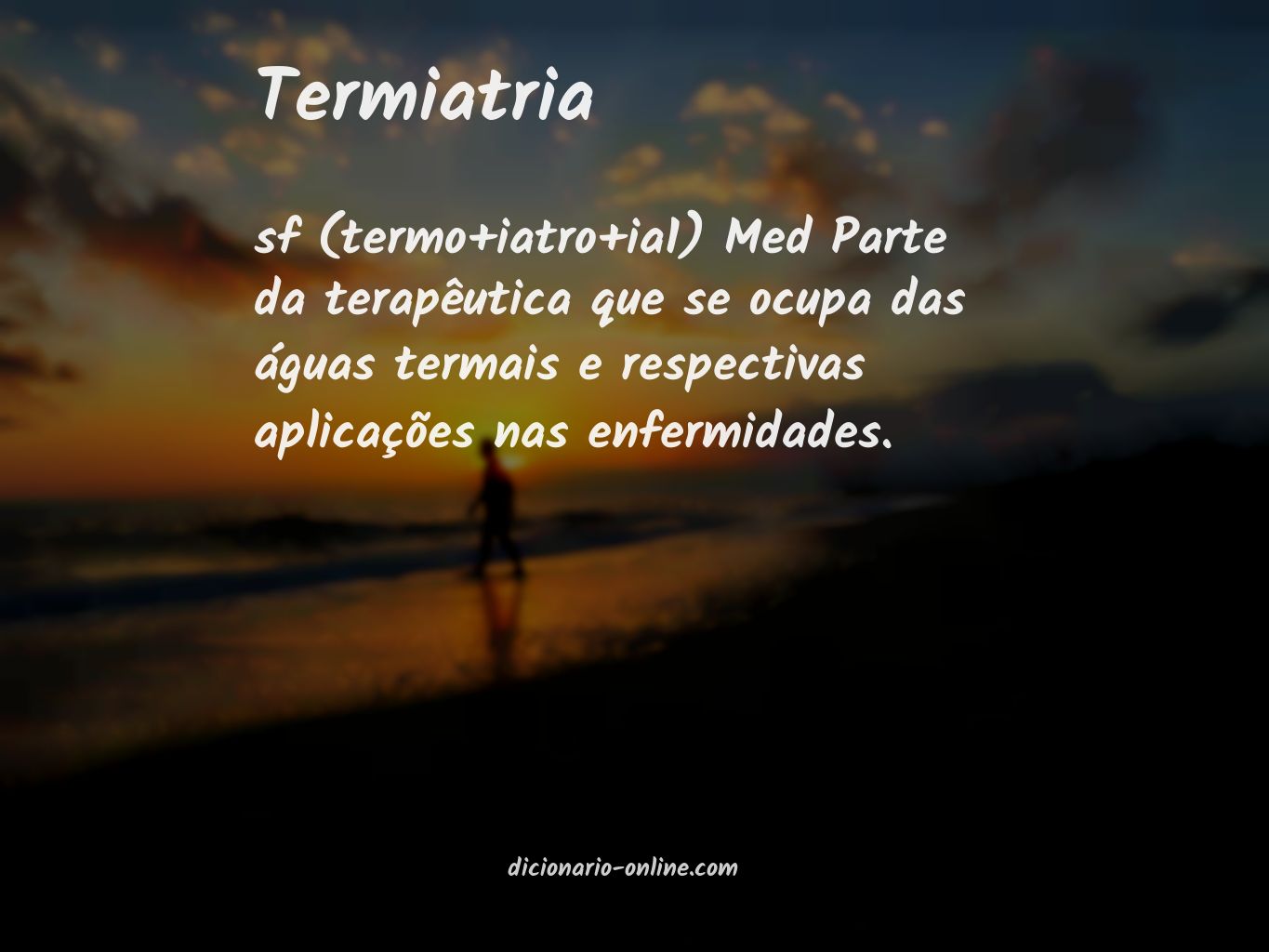 Significado de termiatria