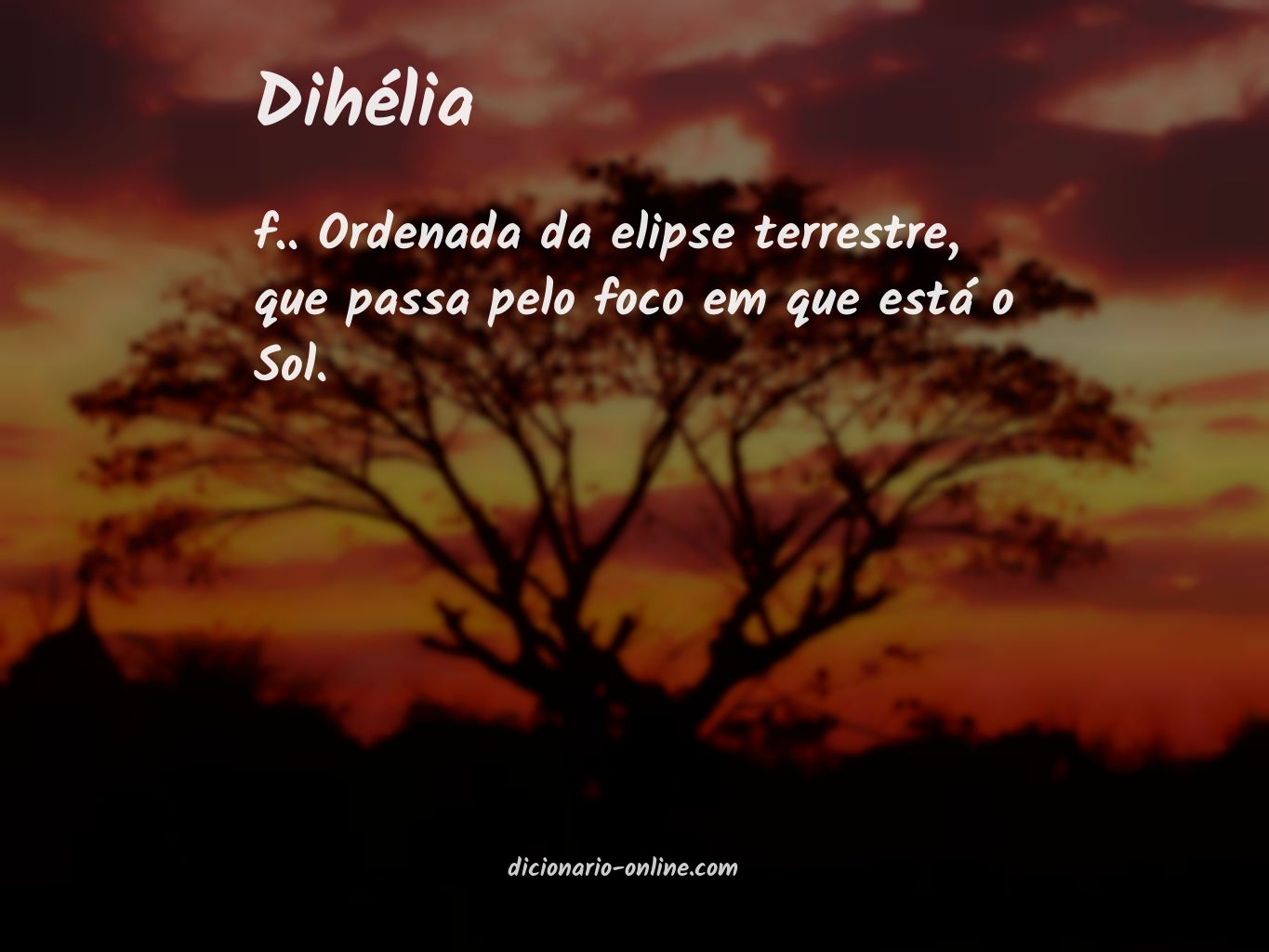 Significado de dihélia