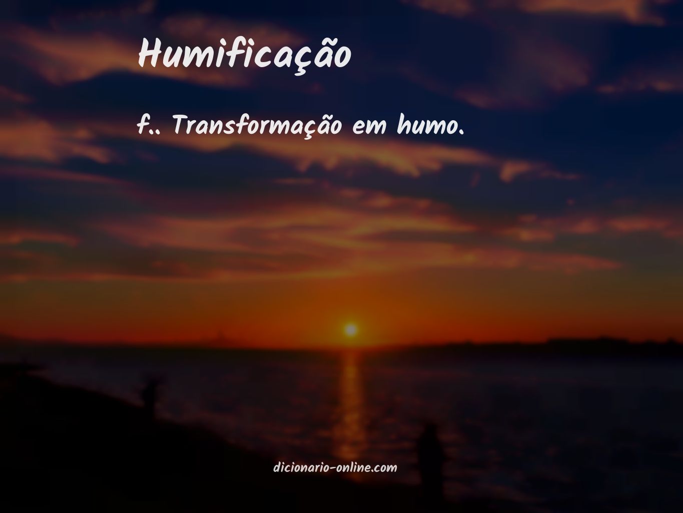 Significado de humificação