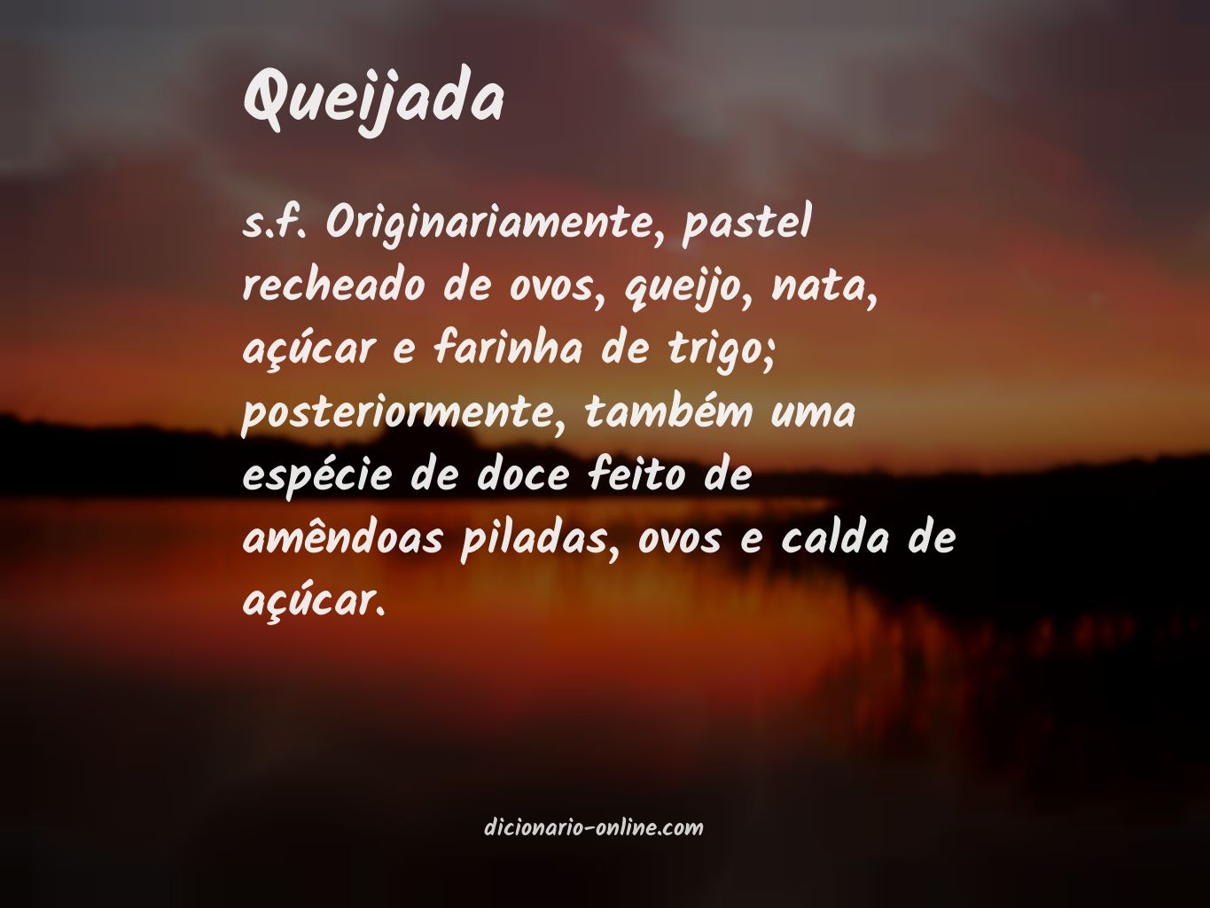 Significado de queijada