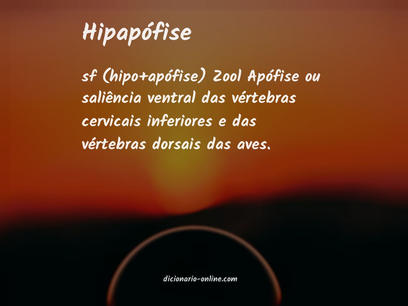 Significado de hipapófise