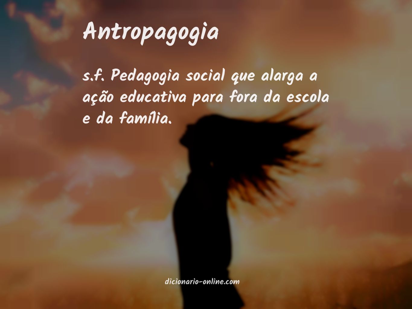 Significado de antropagogia