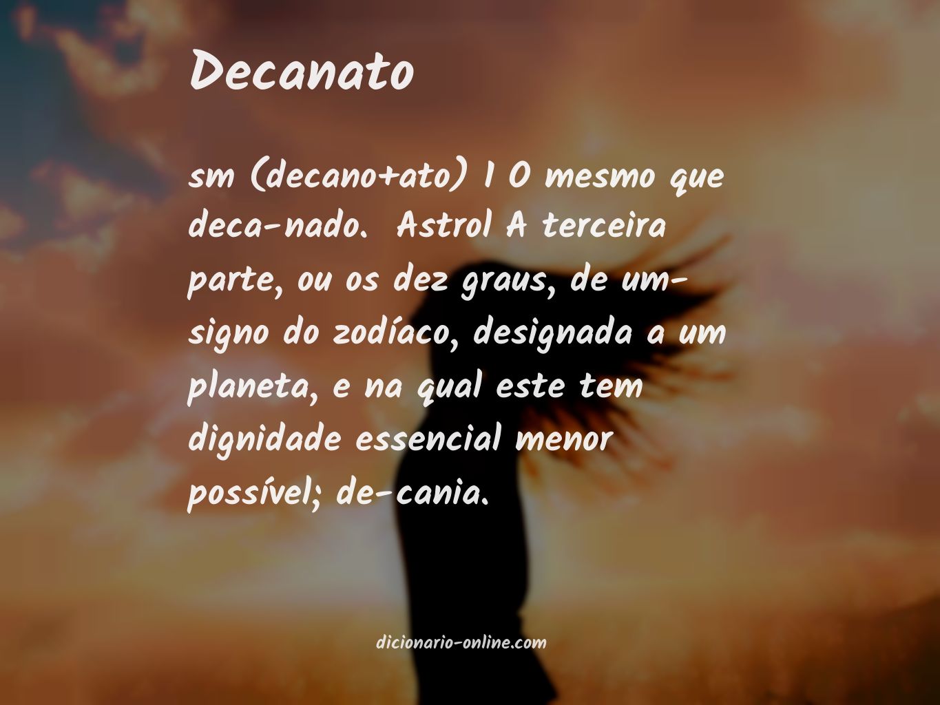 Significado de decanato