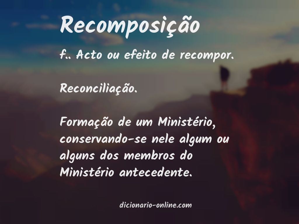 Significado de recomposição