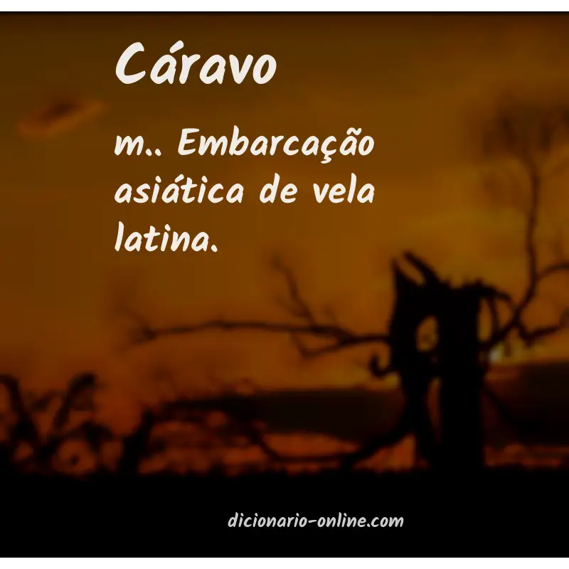Significado de cáravo