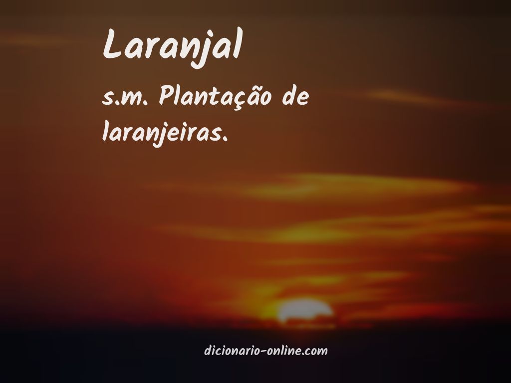 Significado de laranjal