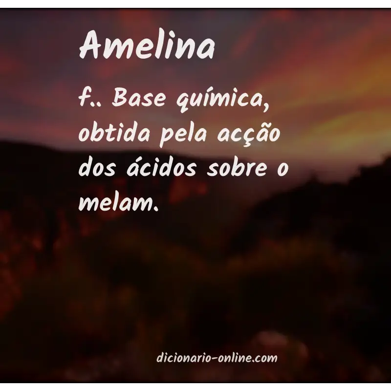 Significado de amelina