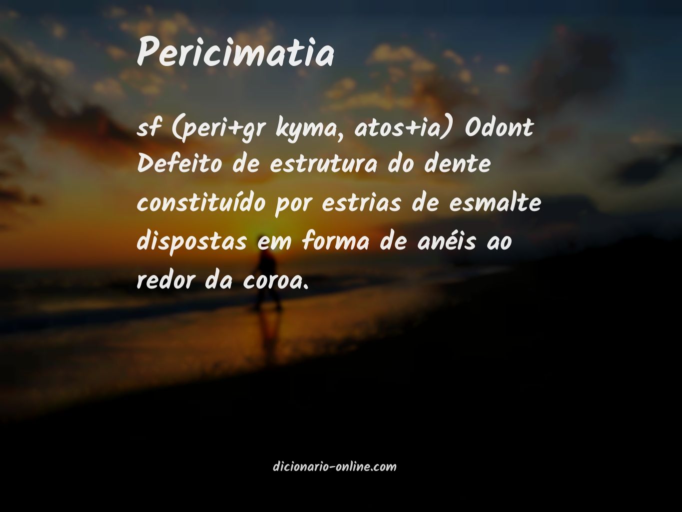 Significado de pericimatia