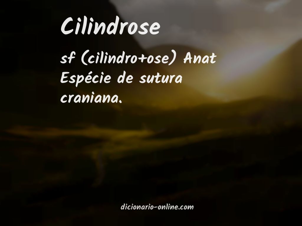 Significado de cilindrose