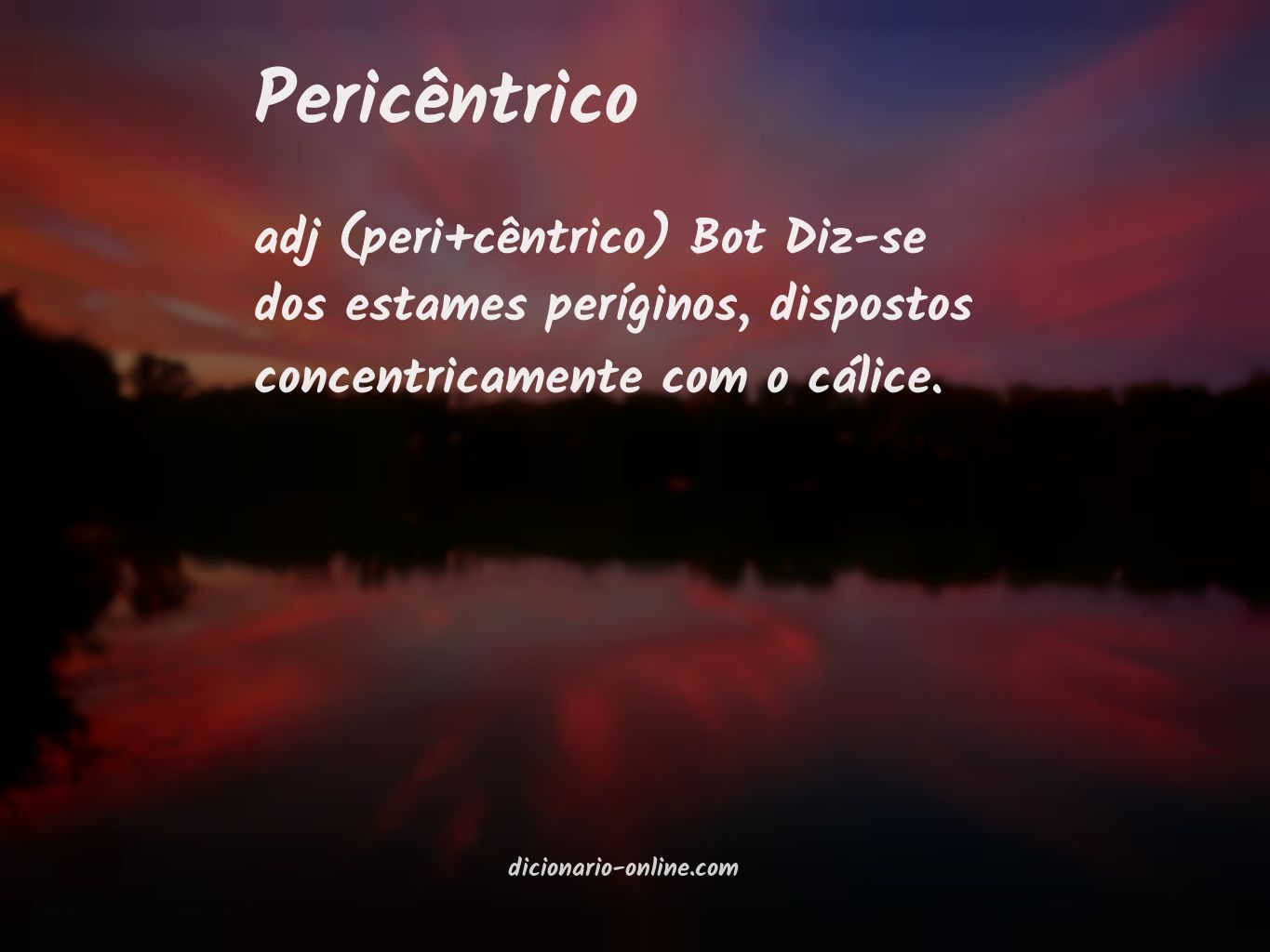 Significado de pericêntrico