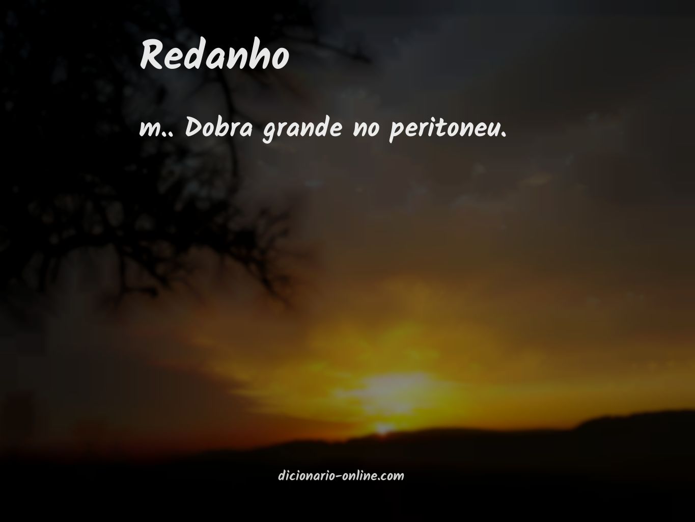 Significado de redanho