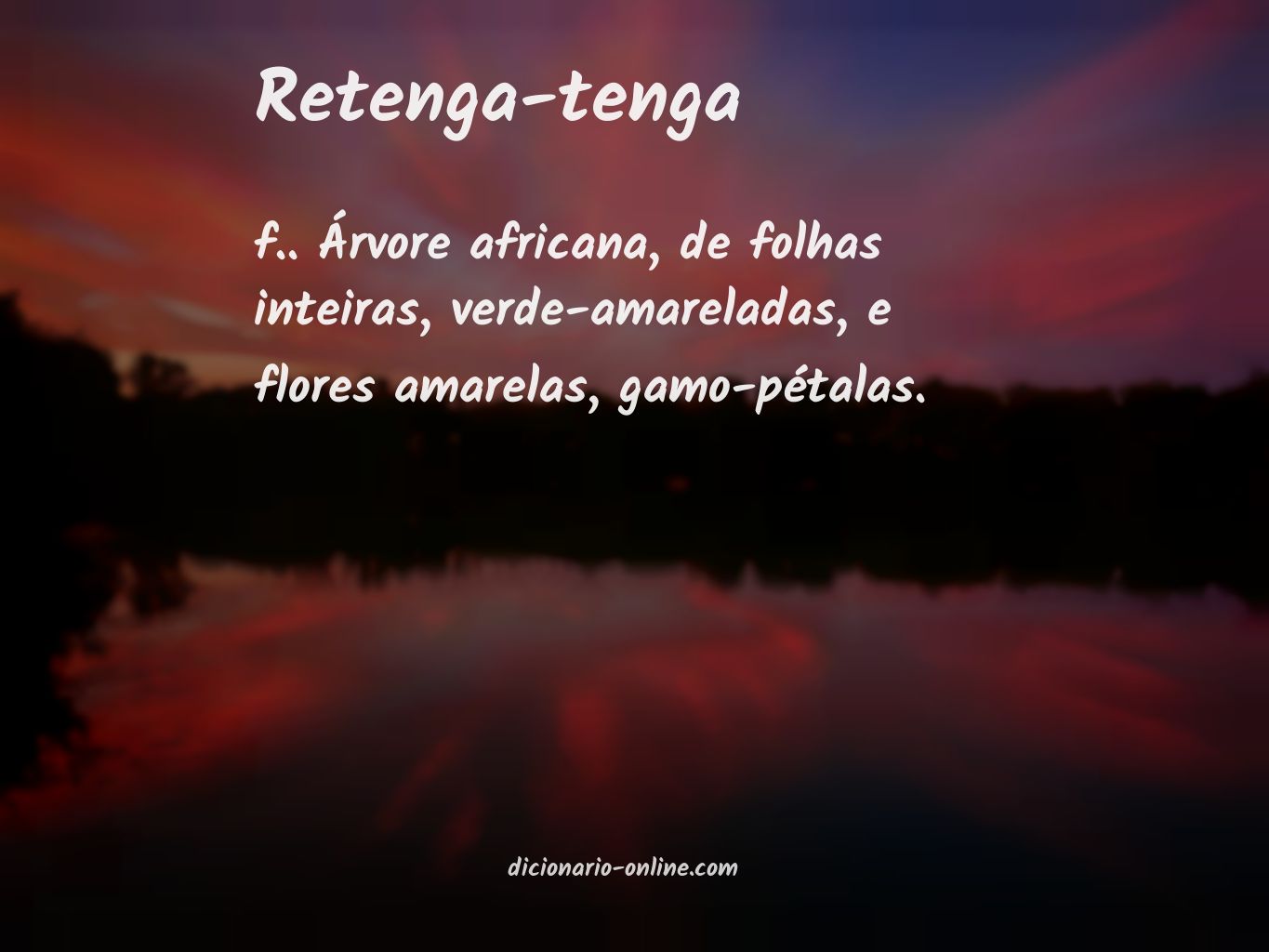 Significado de retenga-tenga